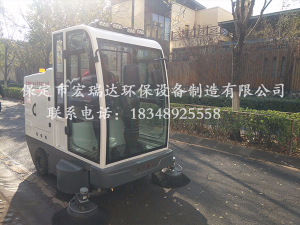 天津梅江物業(yè)天濤園小區(qū)—HRD—2100雙風(fēng)機(jī)掃地車案例